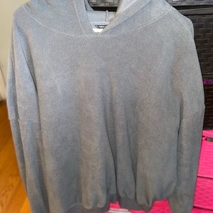 Gray Shein fleece hoodie